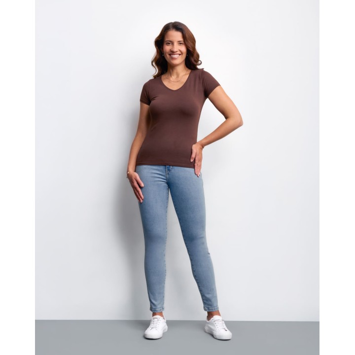 Polo Mujer Dora Core Marron Java