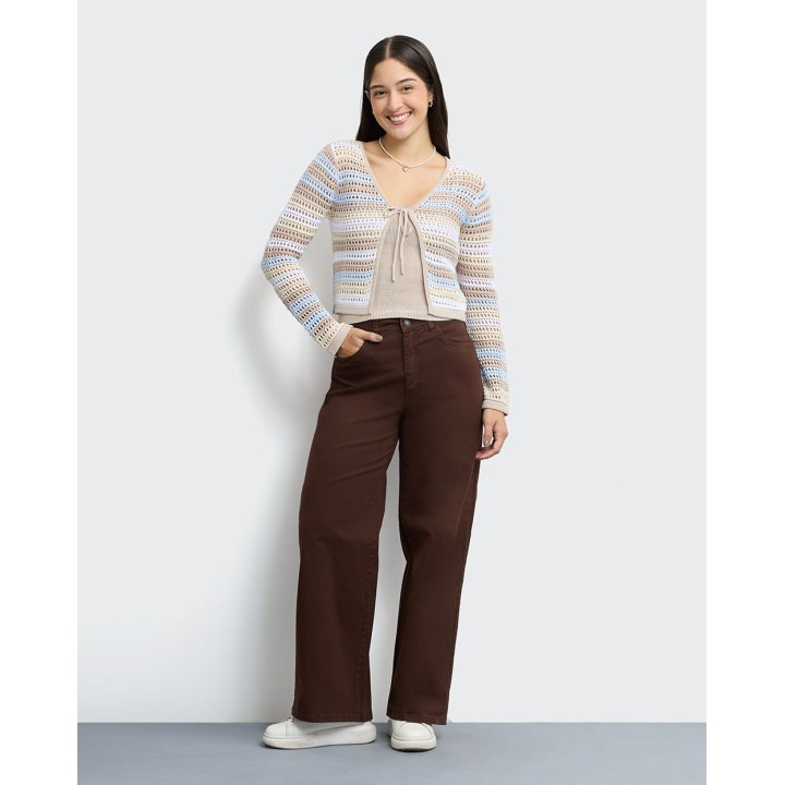 Chompa Mujer Cyrene Beige Crema
