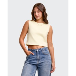 Top Mujer Xio Amarillo Agua