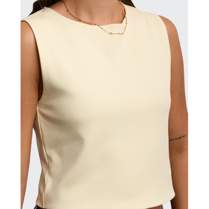 Top Mujer Xio Amarillo Agua
