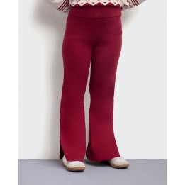 Pantalón Niña Yarin Guinda Burdeos