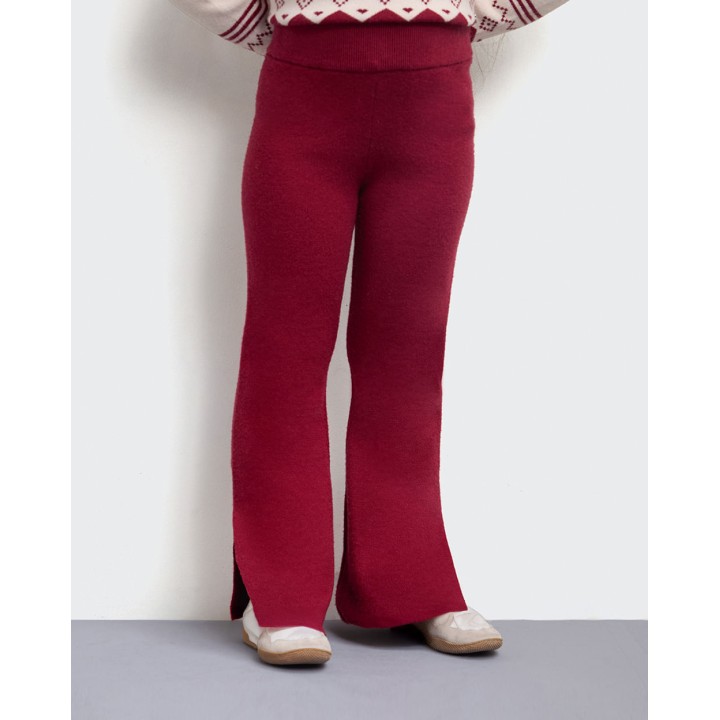 Pantalón Niña Yarin Guinda Burdeos