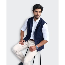Chaleco Hombre Josep Azul Dutty