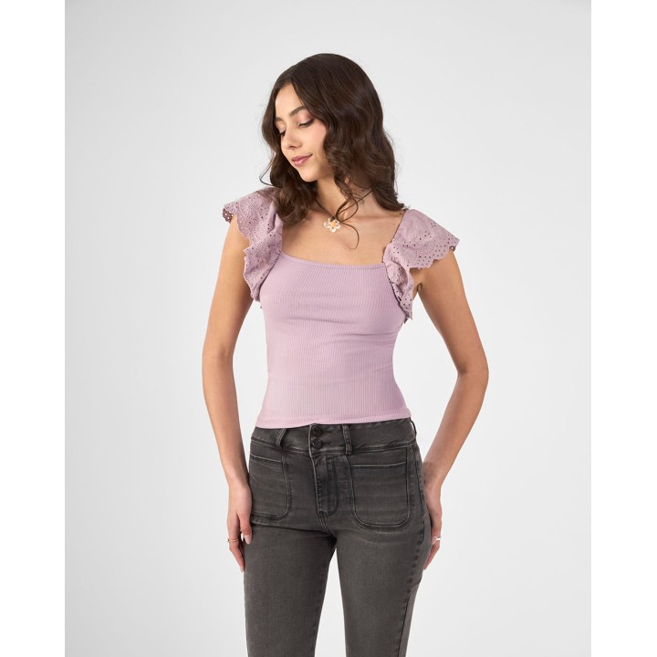 Polo Mujer Jas Lila Empolvado