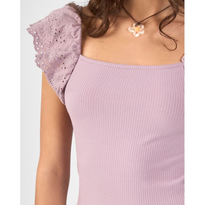 Polo Mujer Jas Lila Empolvado