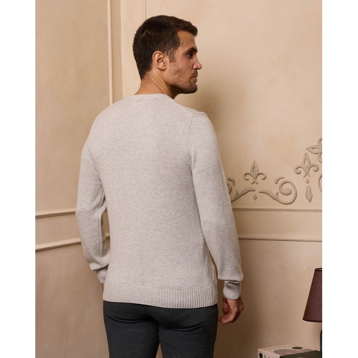 Chompa Hombre Dantes Grey Fit Poly Htr