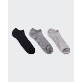 Calcetines Pack x 3 Mujer Mitzy Melange Oscuro/Negro/Melange