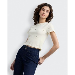 Polo Mujer Kate Crema Pastel