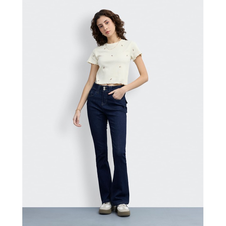 Polo Mujer Kate Crema Pastel