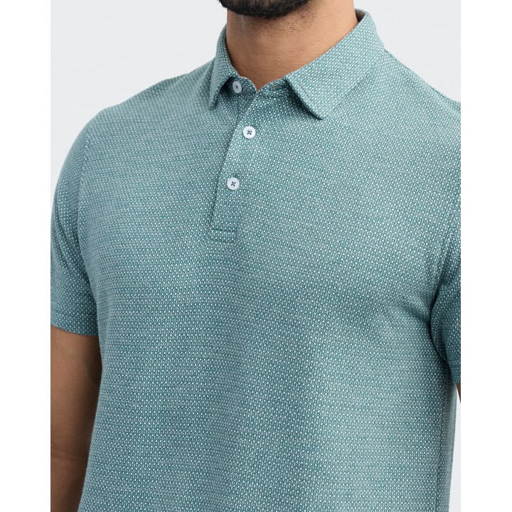 Polo Cuello Camisa Hombre Gael Turquesa Slate