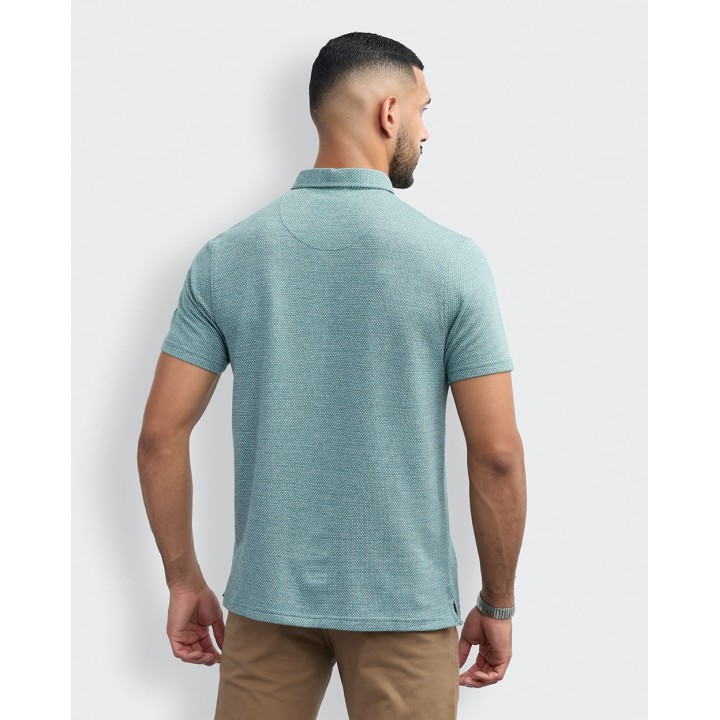 Polo Cuello Camisa Hombre Gael Turquesa Slate