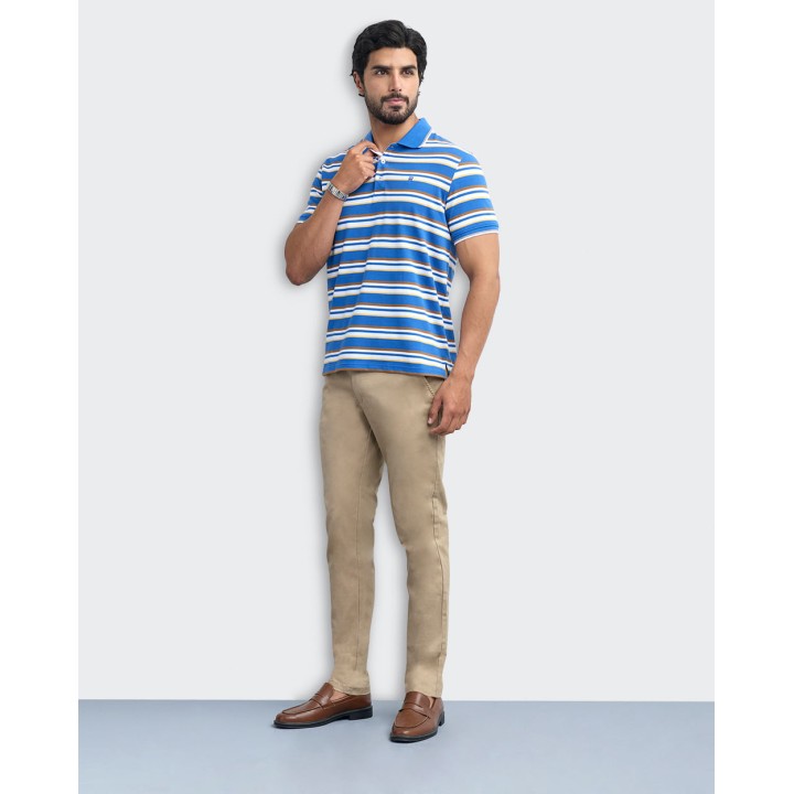 Polo Cuello Camisa Hombre Saylor Azulino Sea