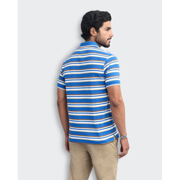 Polo Cuello Camisa Hombre Saylor Azulino Sea