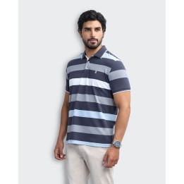 Polo Cuello Camisa Hombre Saylor Azul Pacífico