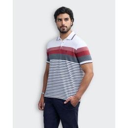 Polo Cuello Camisa Hombre Saylor Blanco Optico
