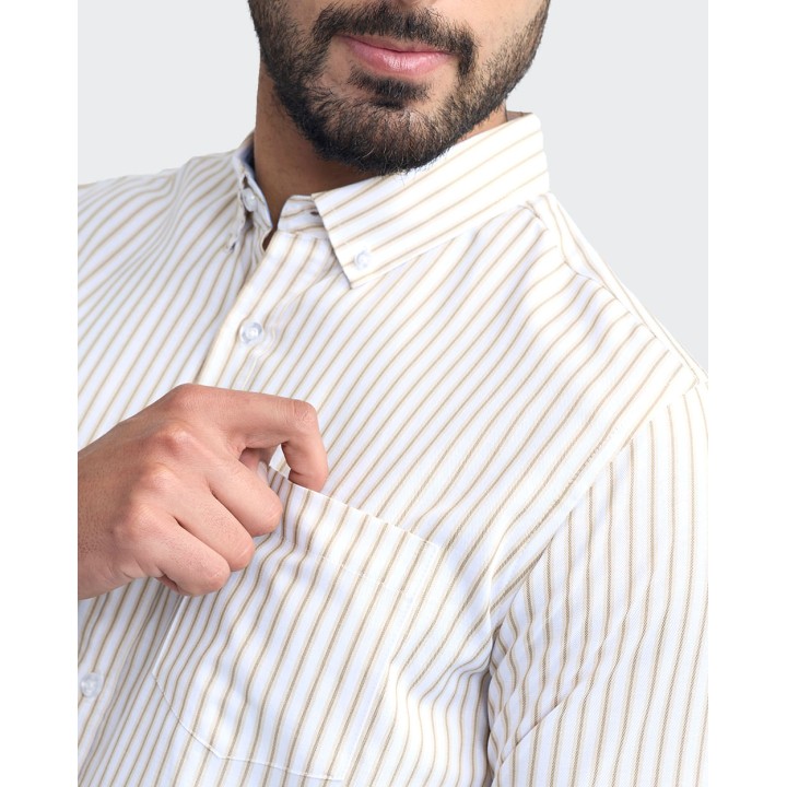Camisa Hombre Piedro Beige