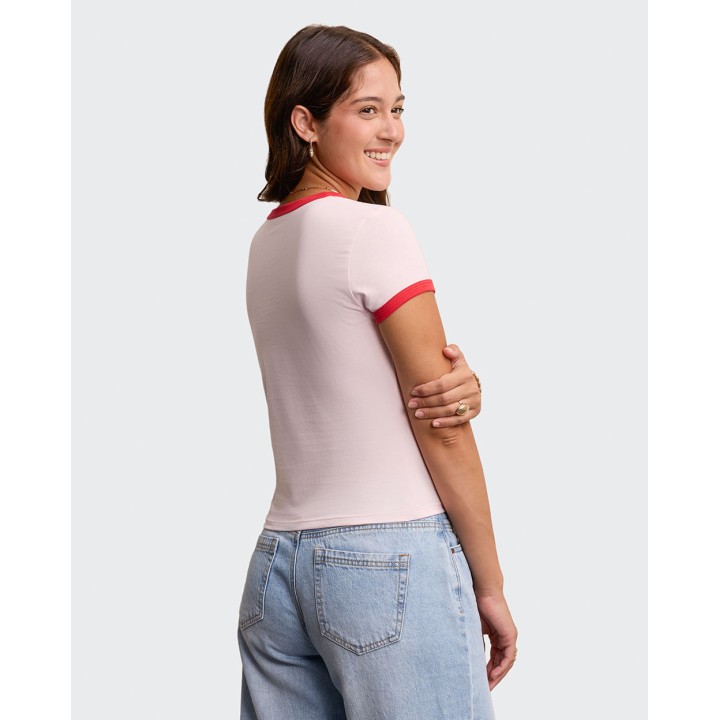 Polo Mujer Hara Rosado Agua