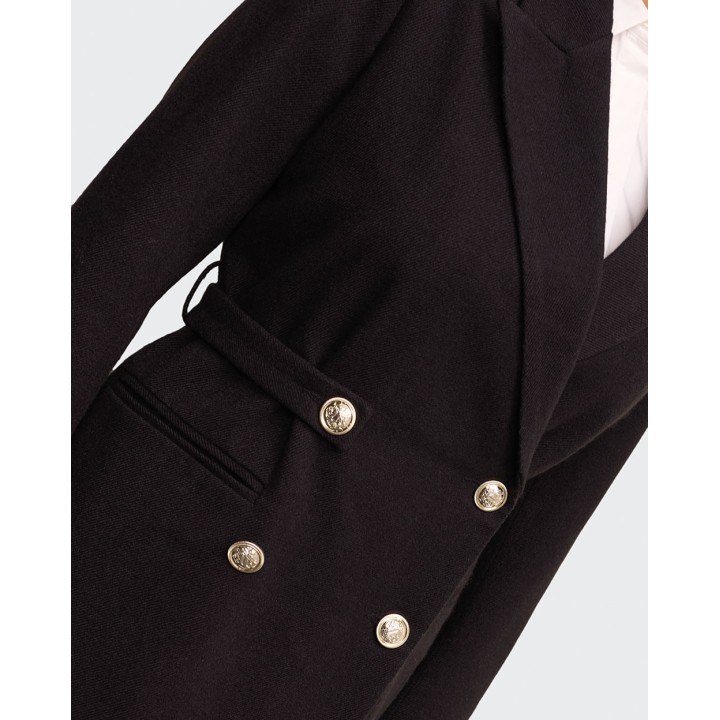 Abrigo Mujer Clavel Negro