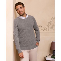Chompa Hombre Lautero Gris Melange