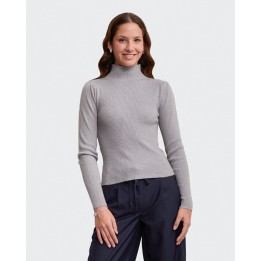 Chompa Mujer Lo Grey Fit Poly Htr