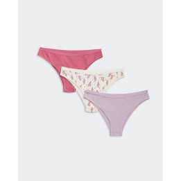 Trusa Pack x 3 Mujer Xenia Rosa Viejo/Coco/Lila Pastel