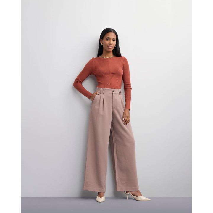 Pantalón Mujer Alexandra Beige Arena