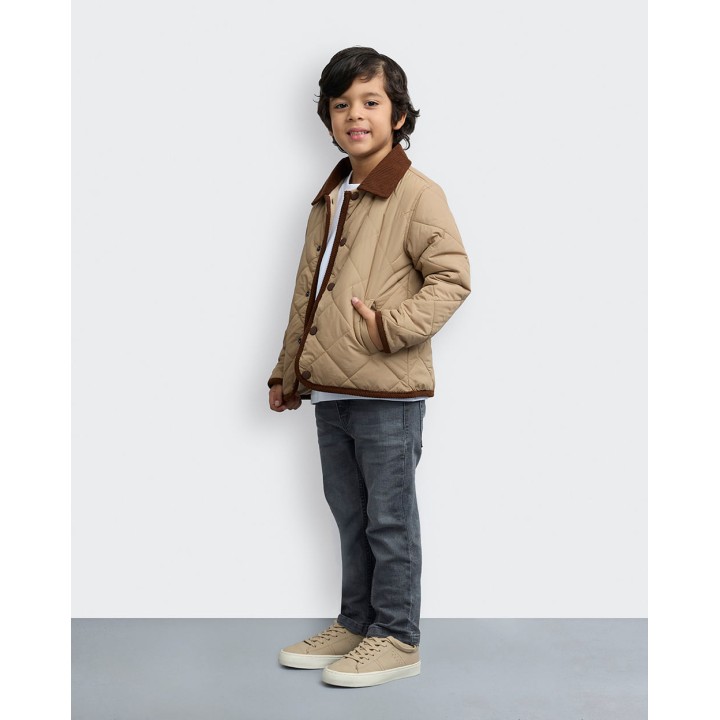 Casaca Niño Alex Beige Natural