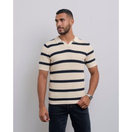 Polo Cuello Camisa Hombre Boris Beige Arena