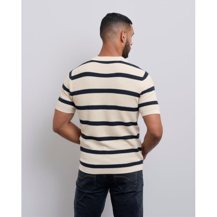 Polo Cuello Camisa Hombre Boris Beige Arena