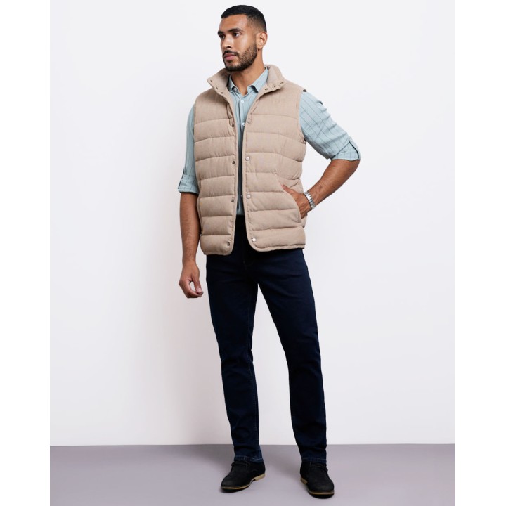 Chaleco Hombre Tonny Beige Natural