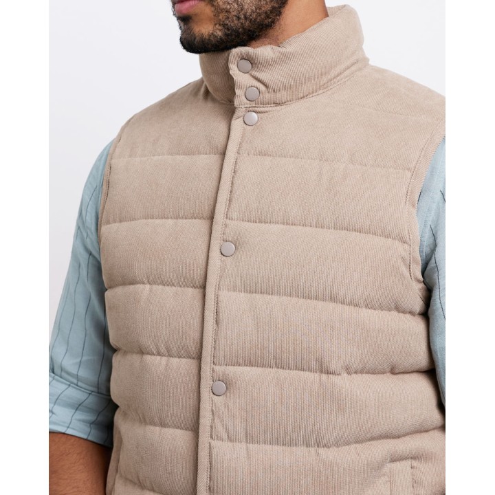 Chaleco Hombre Tonny Beige Natural