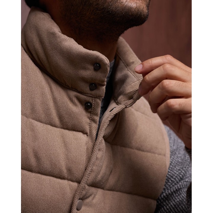 Chaleco Hombre Tonny Beige Natural