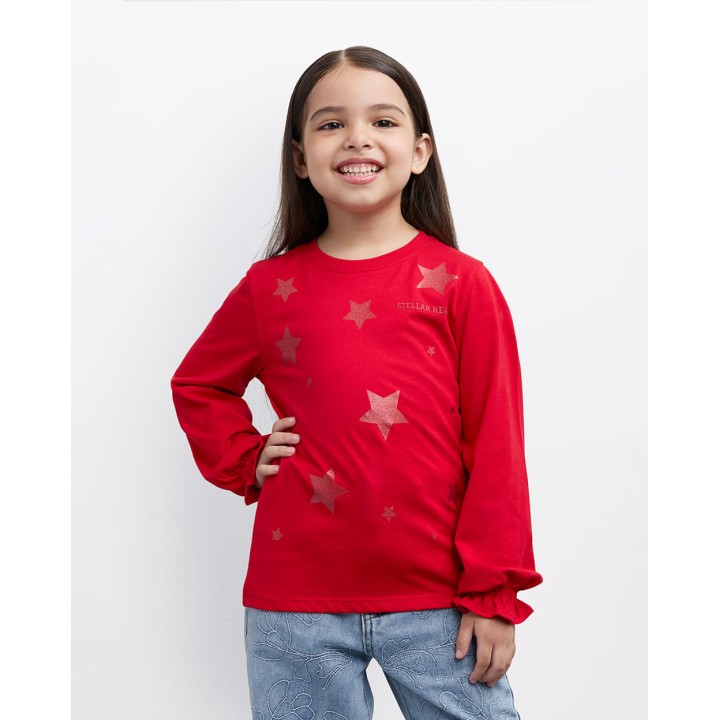 Polo Niña Mariamanda Rojo Rouge