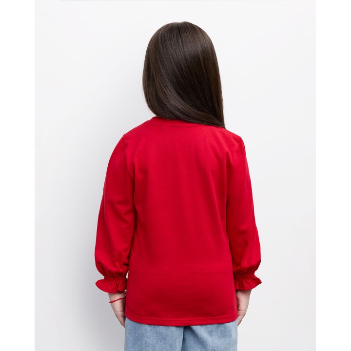 Polo Niña Mariamanda Rojo Rouge