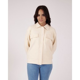 Casaca Mujer Annia Beige Melange