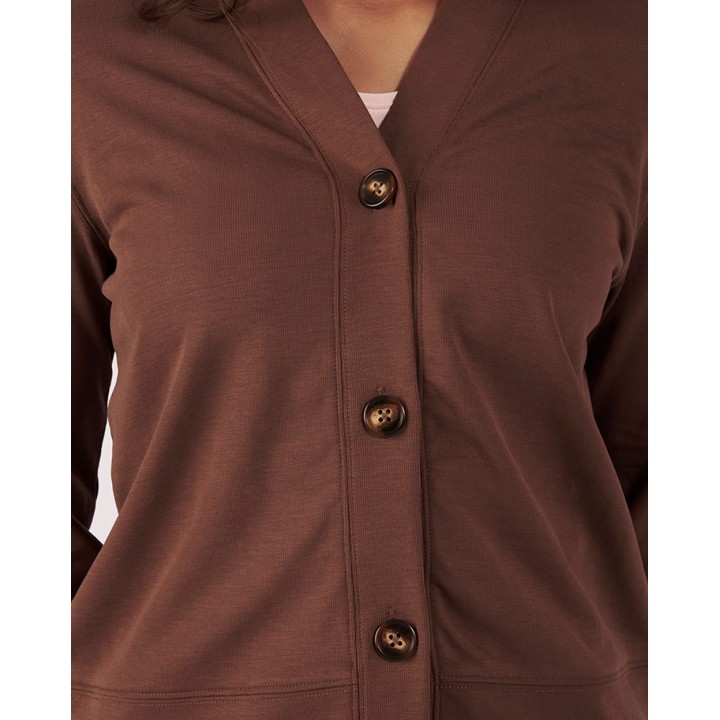 Chompa Mujer Elsa Marron Chocolate