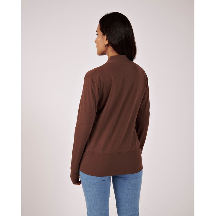 Chompa Mujer Elsa Marron Chocolate