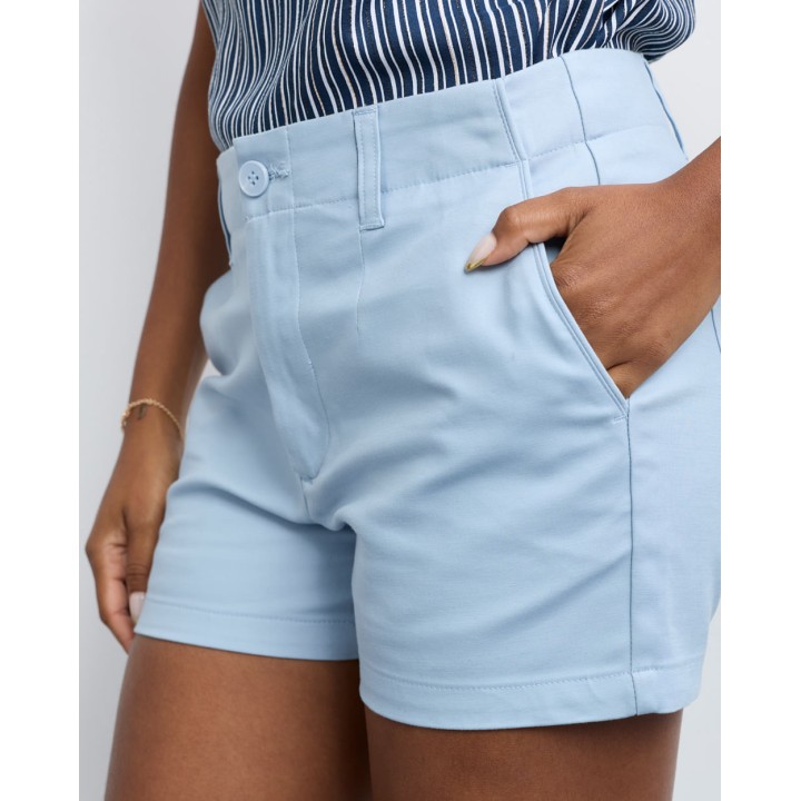 Short Mujer Maddyson Celeste Agua