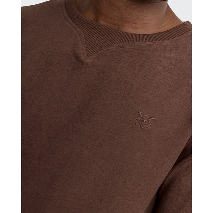 Polera Hombre Quino Marron Chocolate