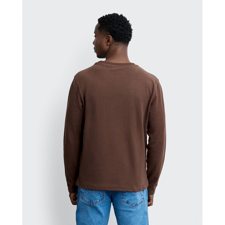 Polera Hombre Quino Marron Chocolate
