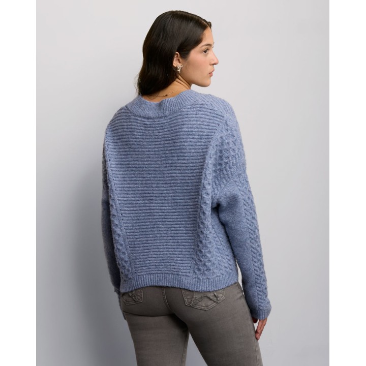 Chompa Mujer Yesli Acero Denim