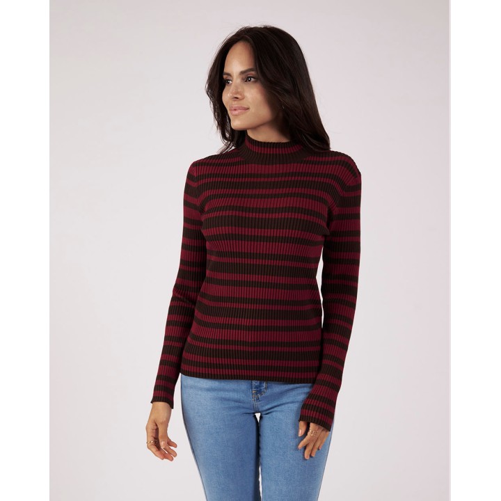 Polo Mujer Chandra Borgoña