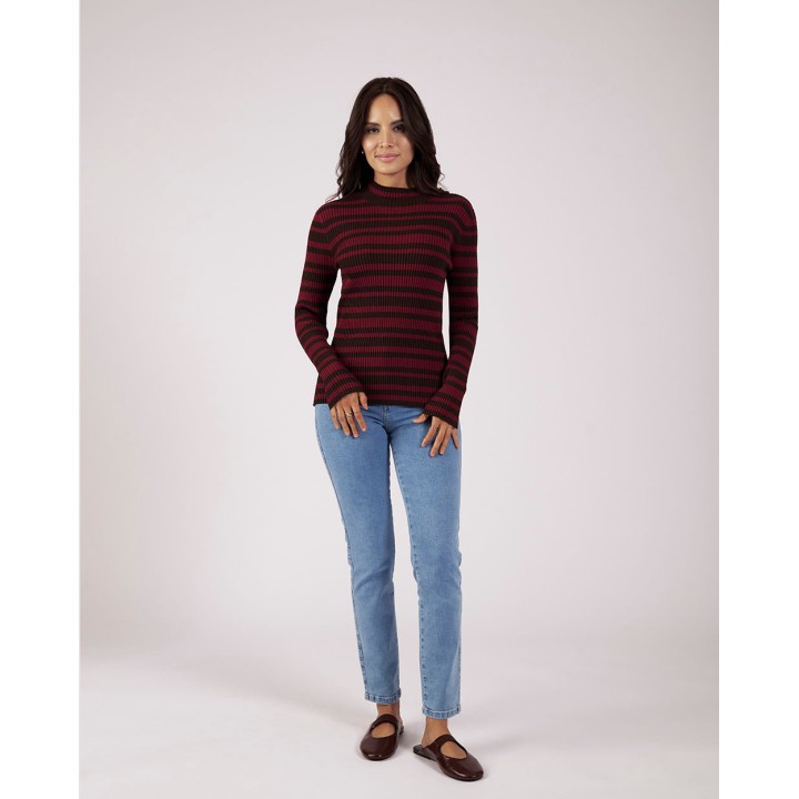 Polo Mujer Chandra Borgoña