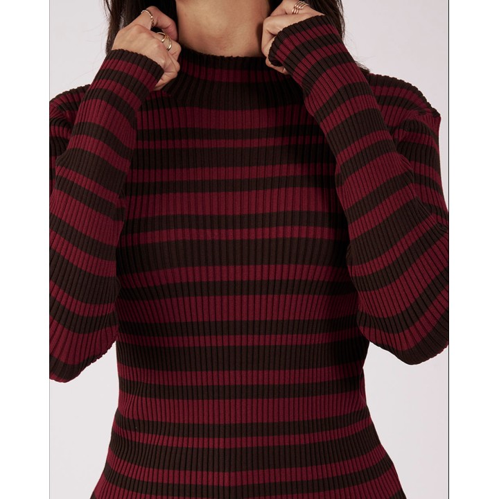 Polo Mujer Chandra Borgoña