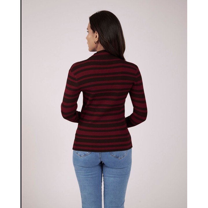 Polo Mujer Chandra Borgoña