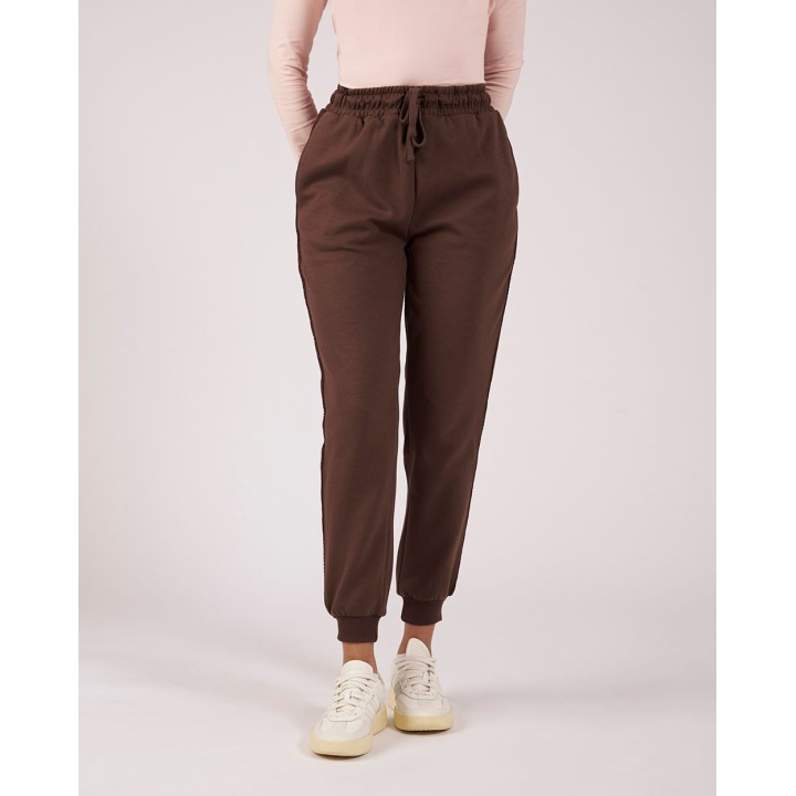 Jogger Mujer Paula Marron Dark