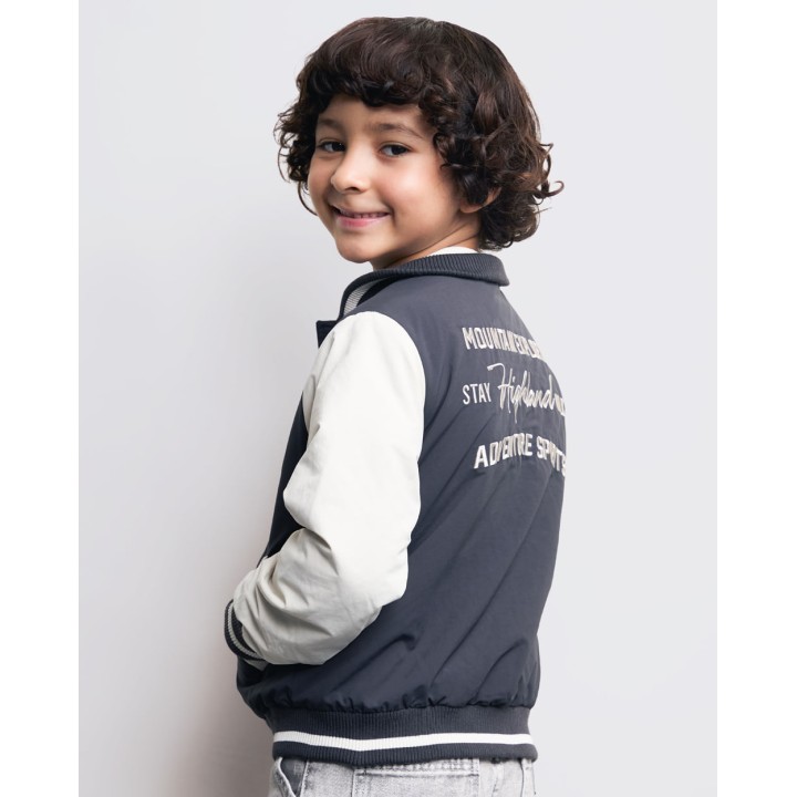 Casaca Niño Zayn Gris Iron