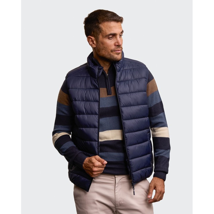 Chaleco Hombre Oscar Azul Dutty