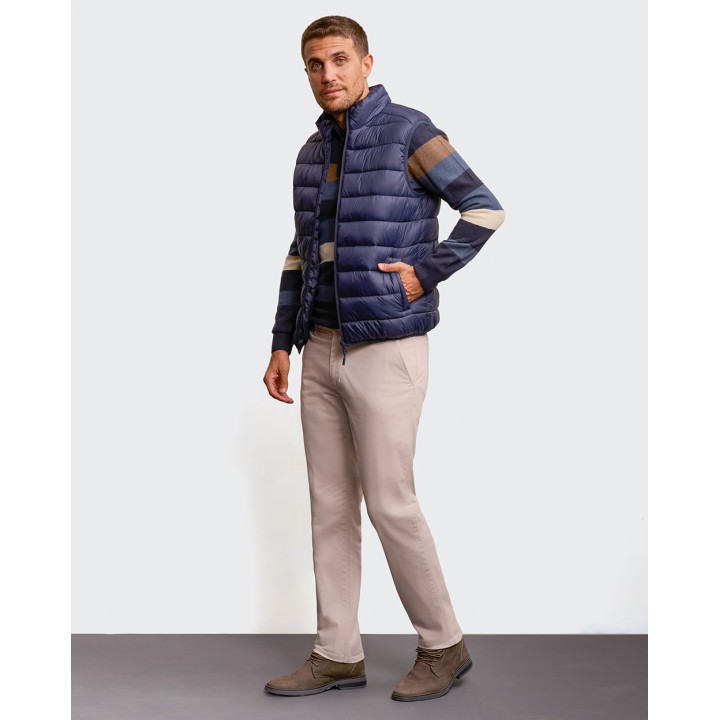 Chaleco Hombre Oscar Azul Dutty
