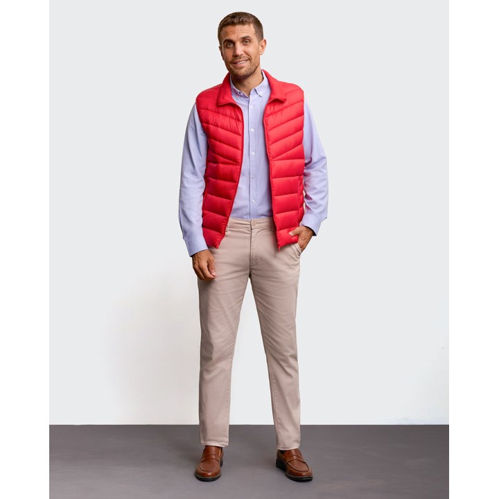 Chaleco Hombre Oliver Rojo Flama